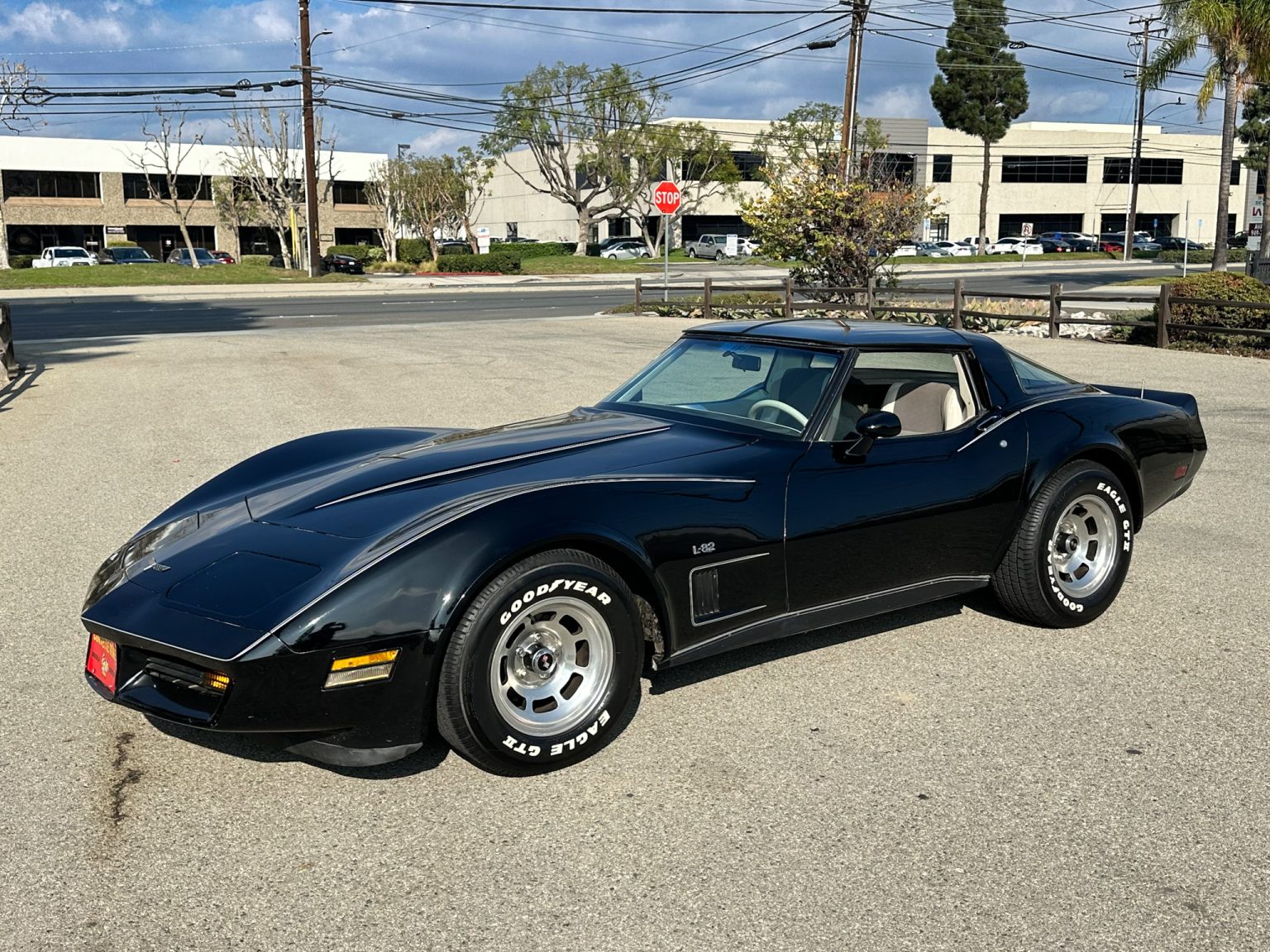 BaT 1980 Black Corvette 1672