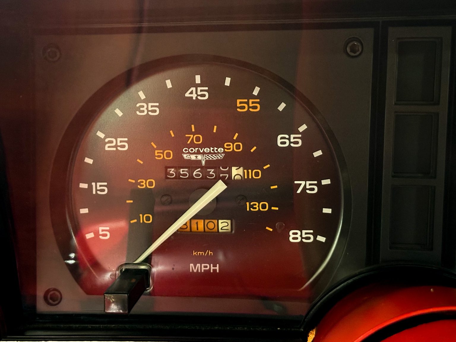 BaT 1981 Red Corvette Coupe 5809