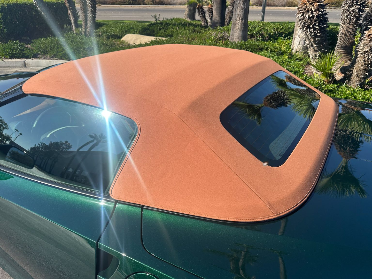 BaT 2014 Lime Rock Green Corvette Convertible 8025