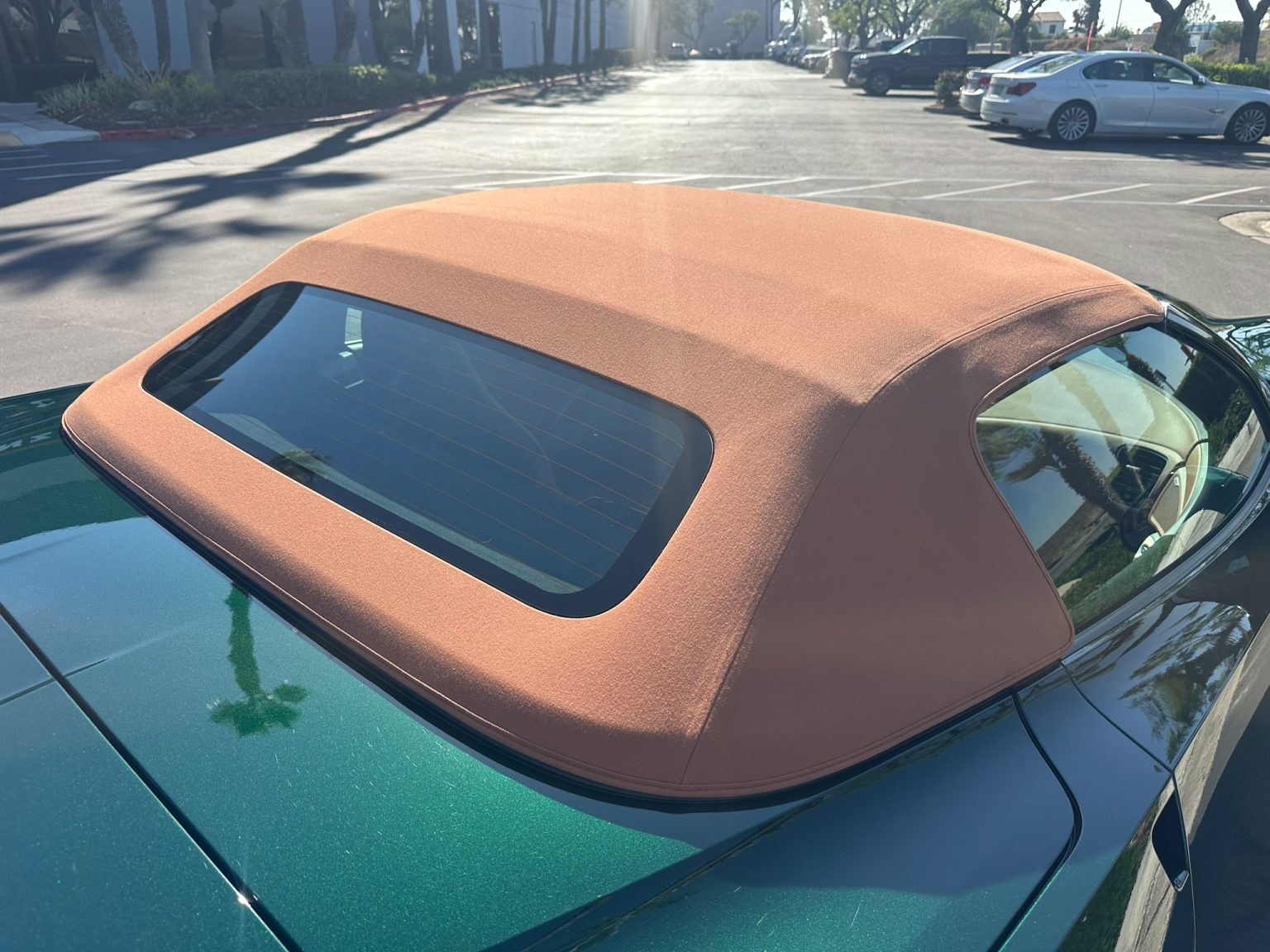 BaT 2014 Lime Rock Green Corvette Convertible 8026