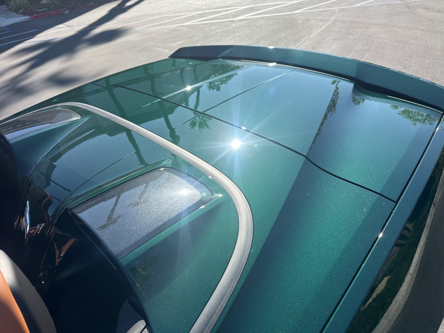 BaT 2014 Lime Rock Green Corvette Convertible 8047