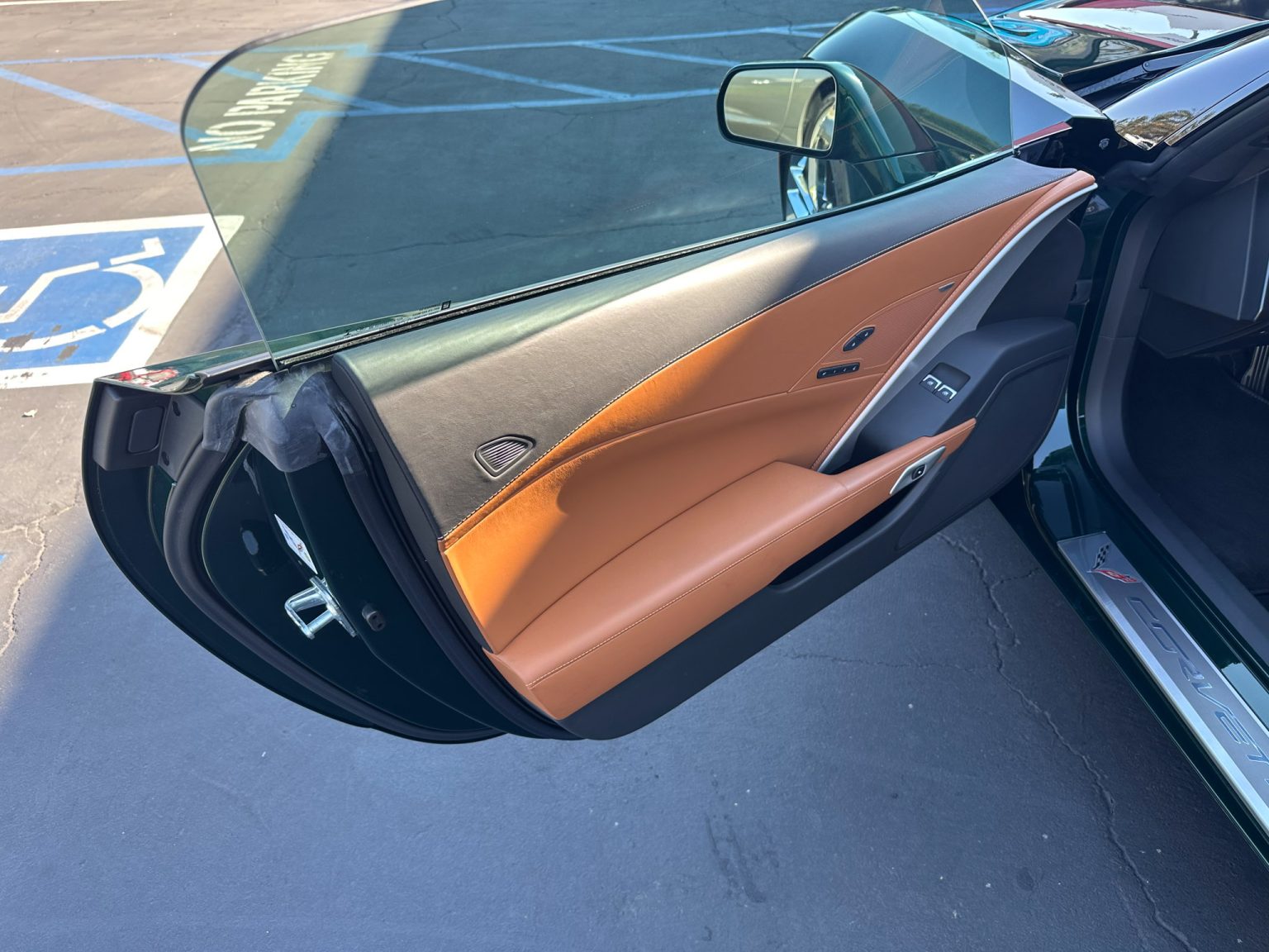 BaT 2014 Lime Rock Green Corvette Convertible 8052