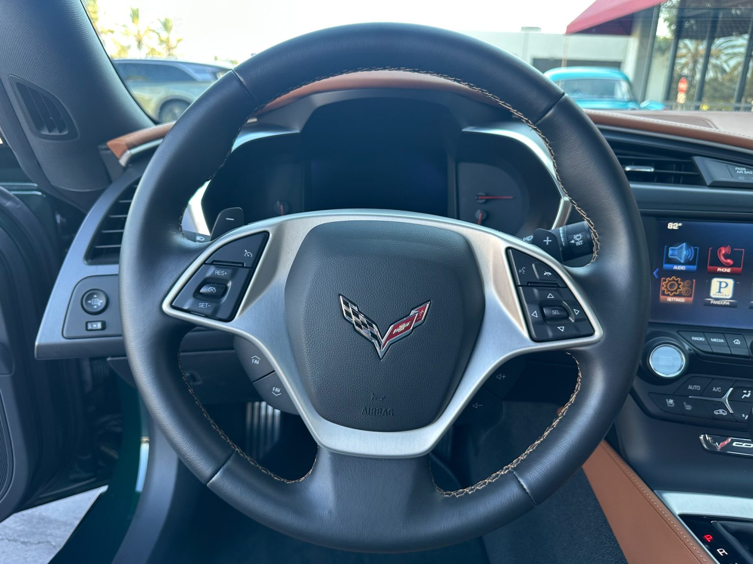 BaT 2014 Lime Rock Green Corvette Convertible 8066