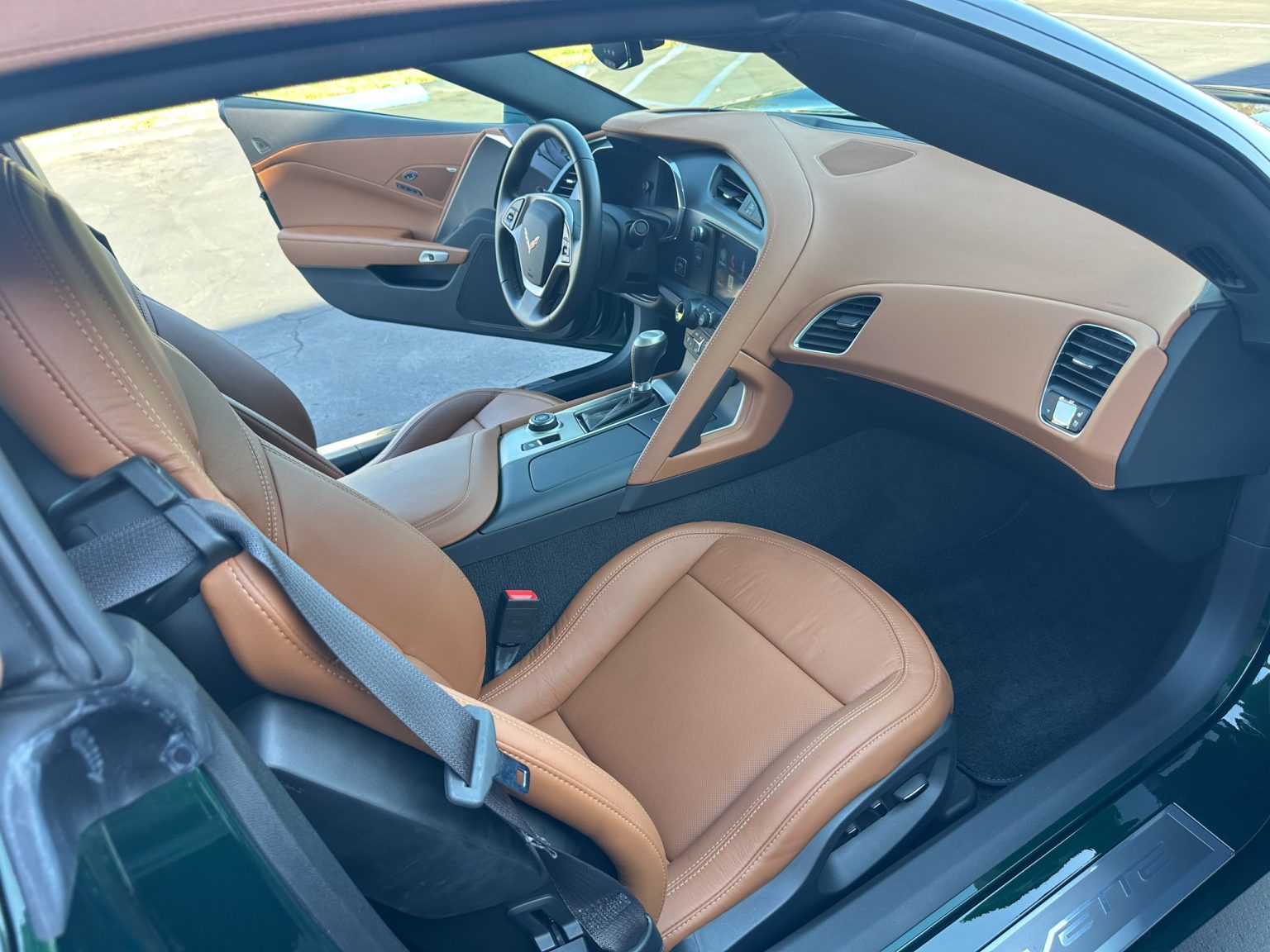 BaT 2014 Lime Rock Green Corvette Convertible 8069