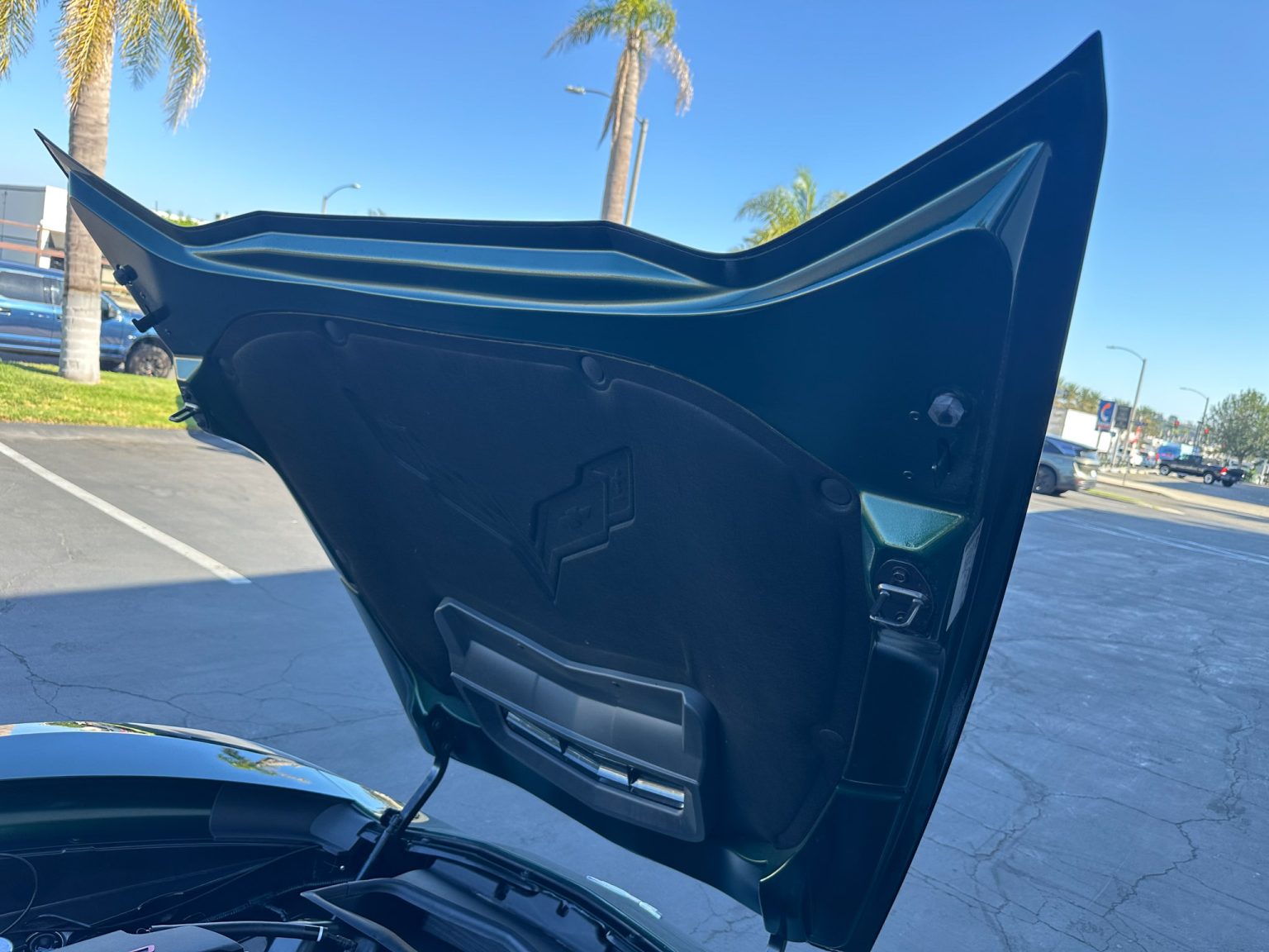 BaT 2014 Lime Rock Green Corvette Convertible 8075